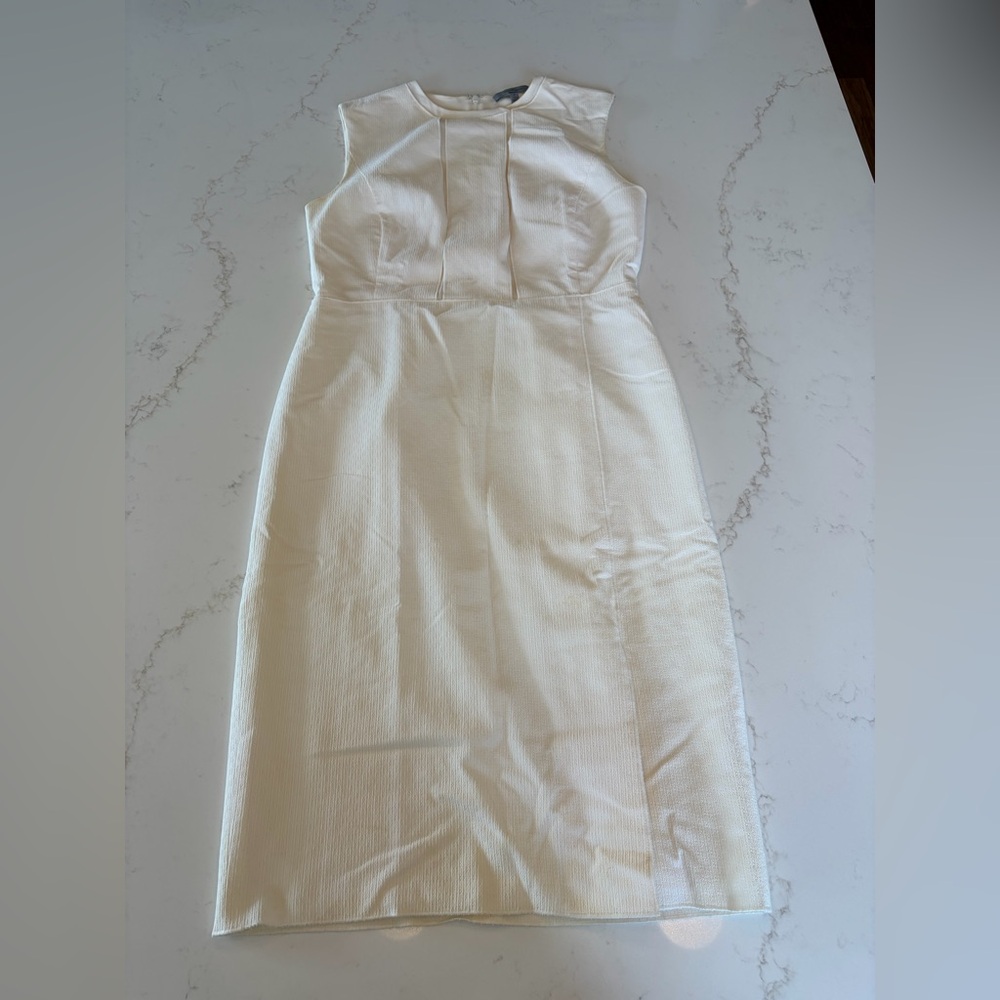 Classiques Entier Ivory Textured Mini Dress